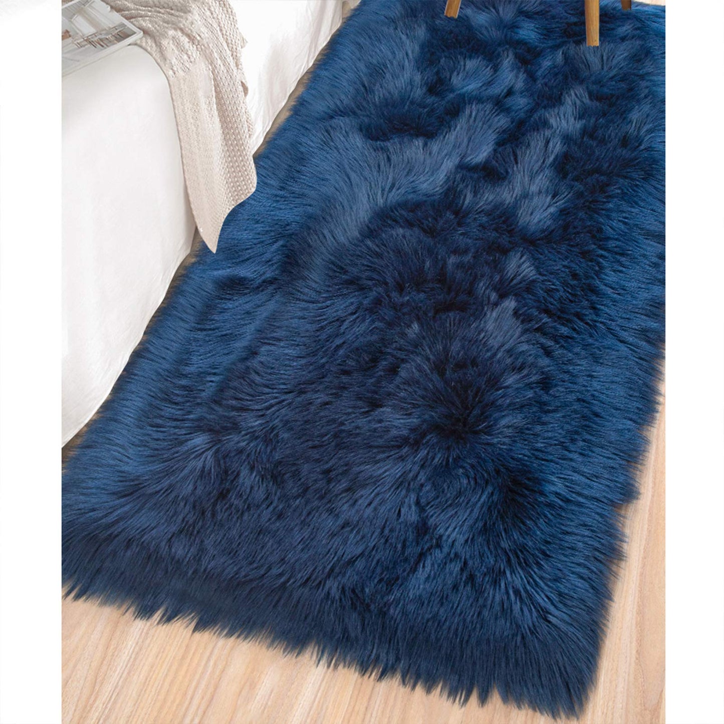 Washable Furry Durable Faux Throw Carpet | Egoodhome™
