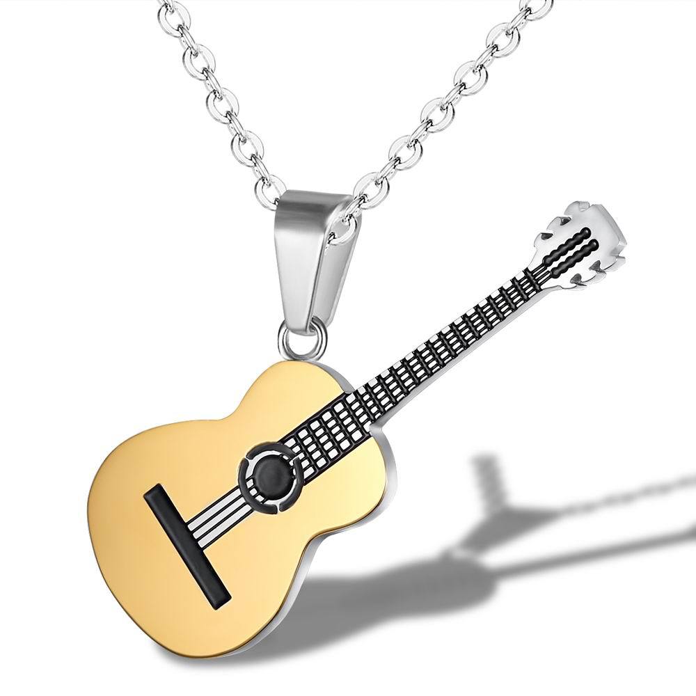 Fashion Unique Guitar Necklace