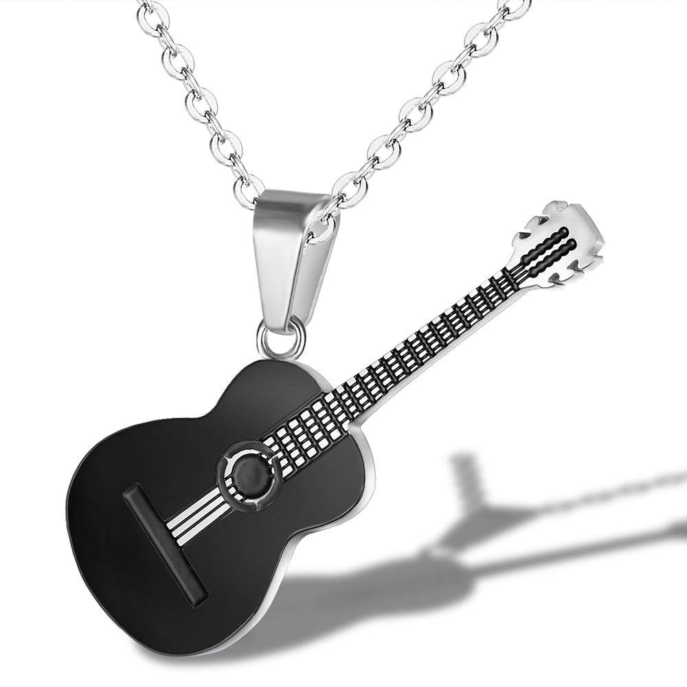 Fashion Unique Guitar Necklace
