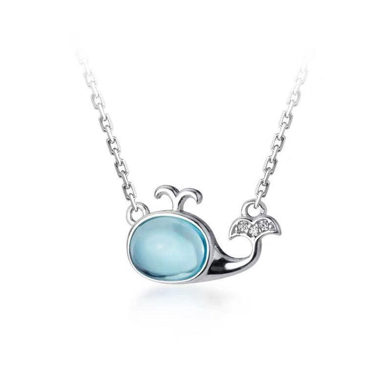 Perfect Gift For Ocean, Whale Lovers—Ocean Whale Necklace