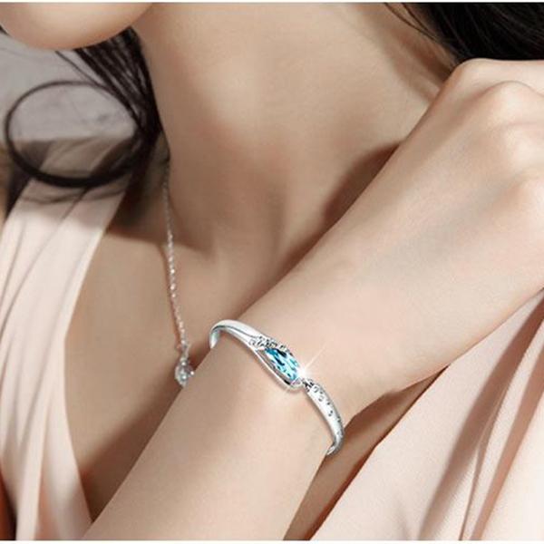 Angel's tears Blue Crystal Bracelet
