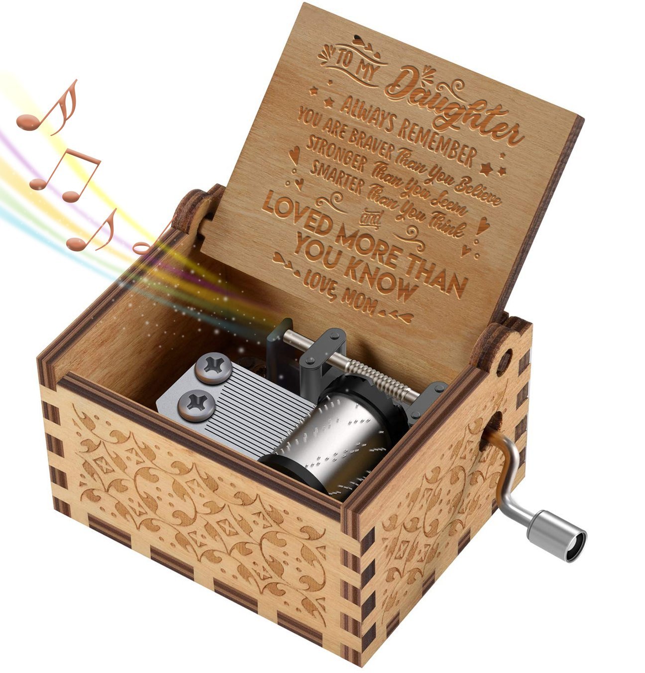 Mom To Daughter -Engraved Music Box
