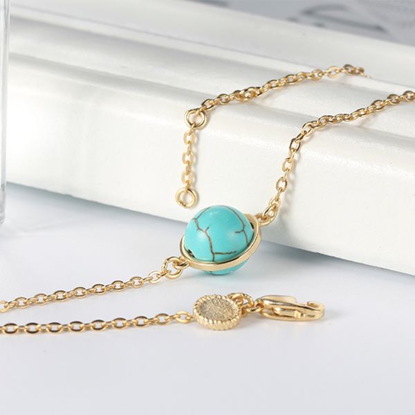 Golden Strand Turquoise Bracelet