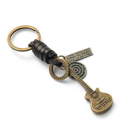 Fashion Music Guitar Key Chain
