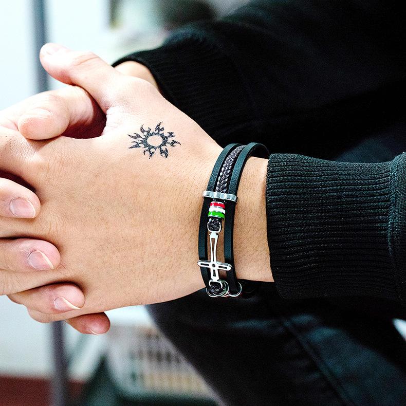 Fashion Leather Cross Bracelet(Limited Edition)