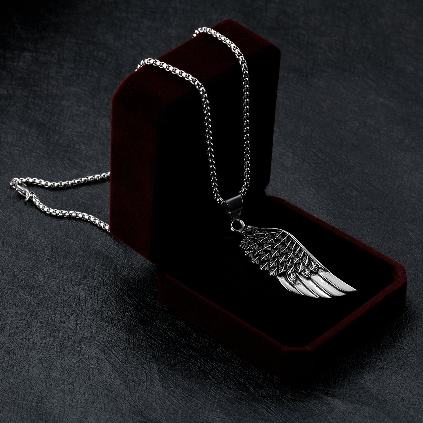 Angel Wings Men's Pendant Simple and Fashion Style Wing Necklace