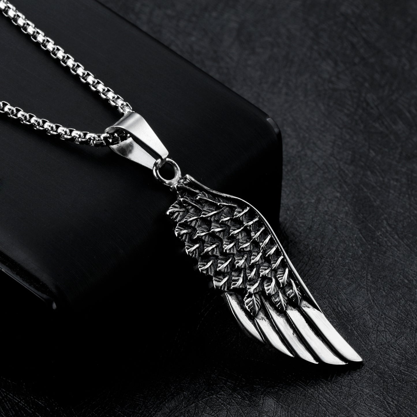 Angel Wings Men's Pendant Simple and Fashion Style Wing Necklace