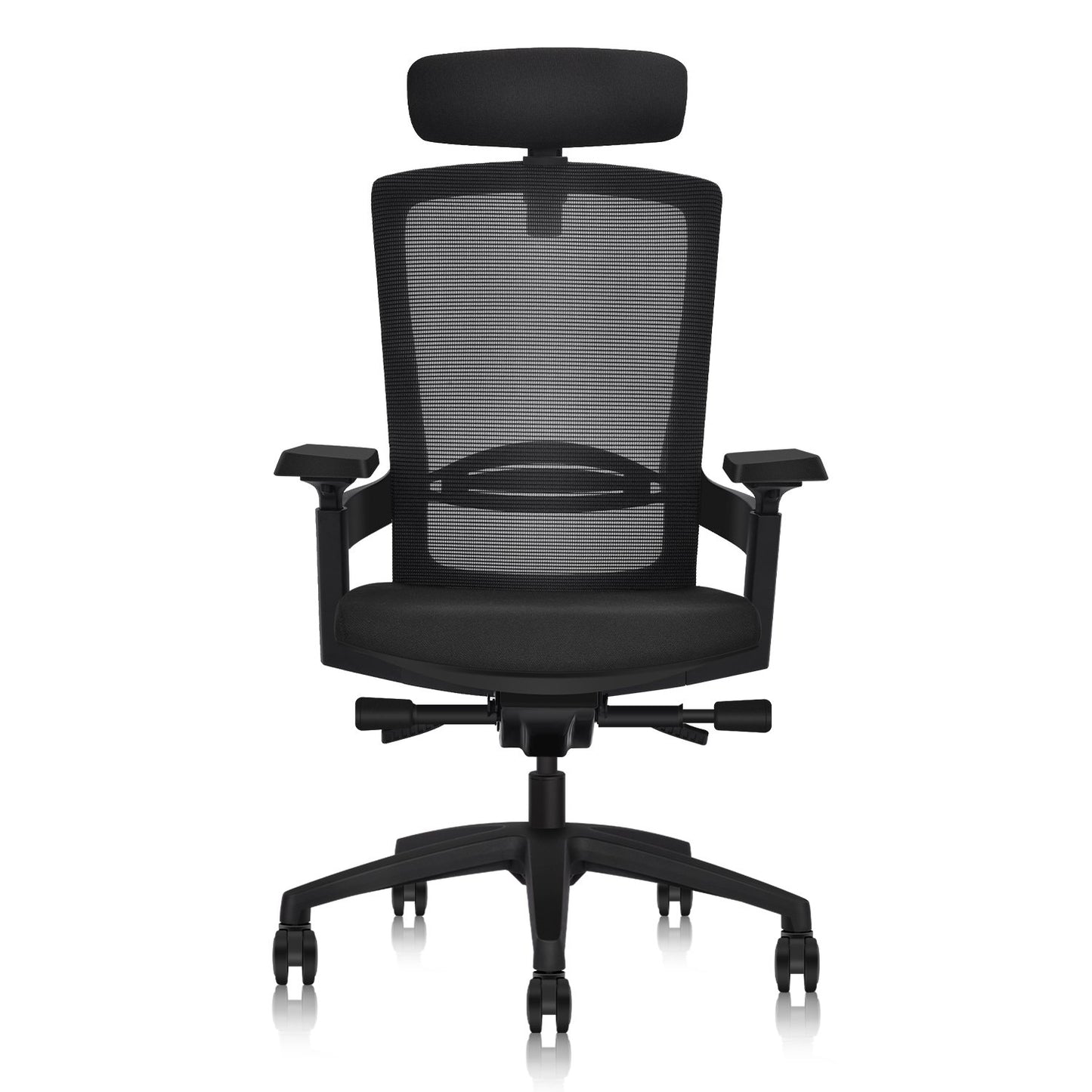Ergonomic Office Chair with Wrapping headrest and tilt Limit Device | Adjustable headrest Height | Adjustable Waist Support | Adjustable 3D armrests