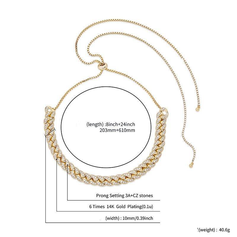 Iced Out Cuban Link Chain Necklace