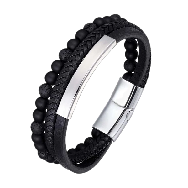 Stylish Bracelet for Men with Magnetic Clasps