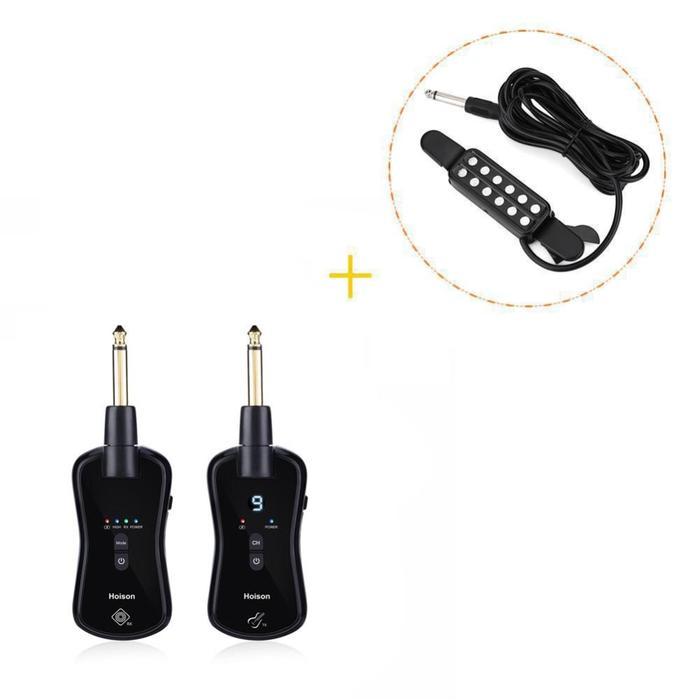 S8 Wireless Guitar System Wireless Audio Electric Guitar Transmitter Receiver 10 Channels Transmission Range High Frequency