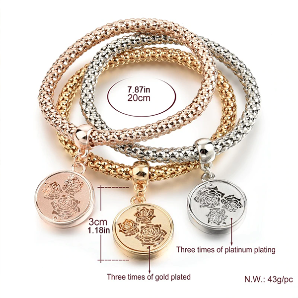 Secret Rose Charm Bracelets