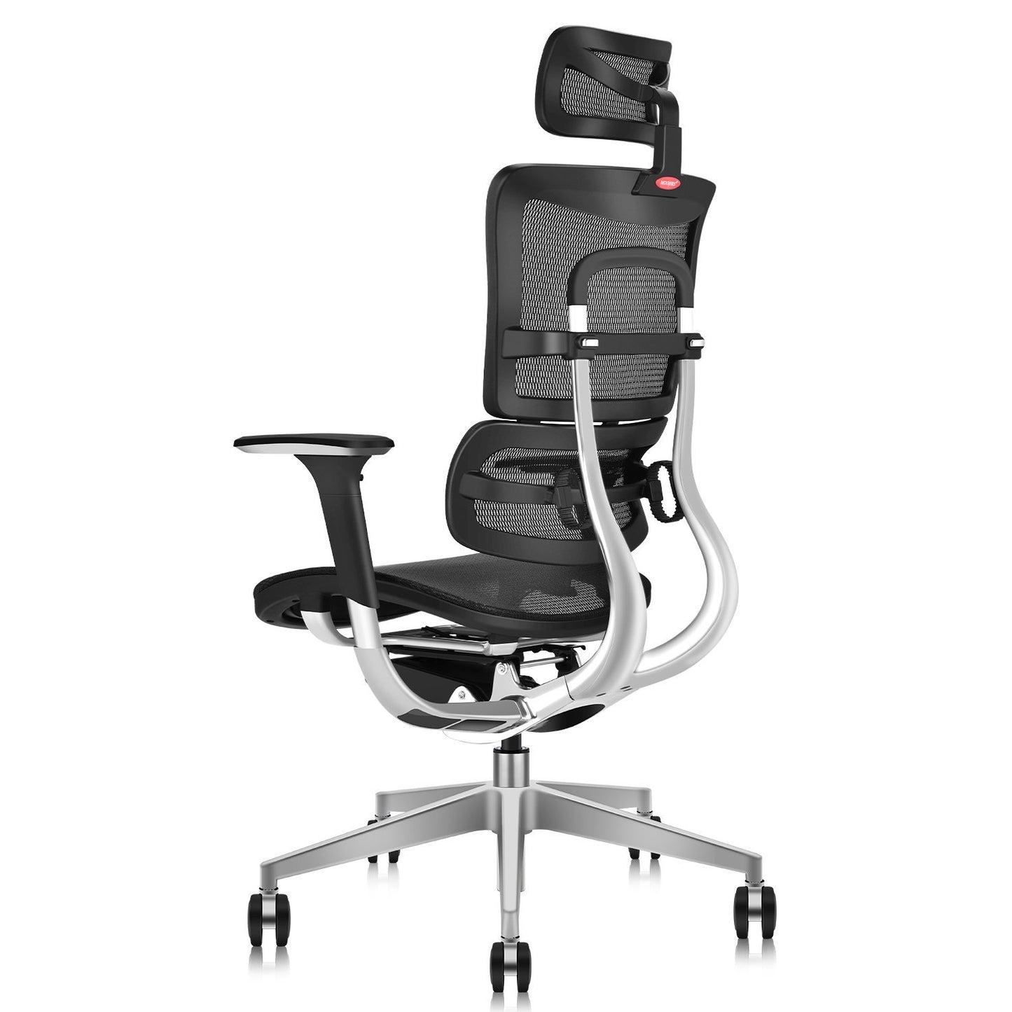 Ergonomic Office Chair with Wrapping Headrest and Tilt Limiter | Backrest Height Adj | Headrest Height Adj | Seat Depth Adj | 3D Armrests Adj