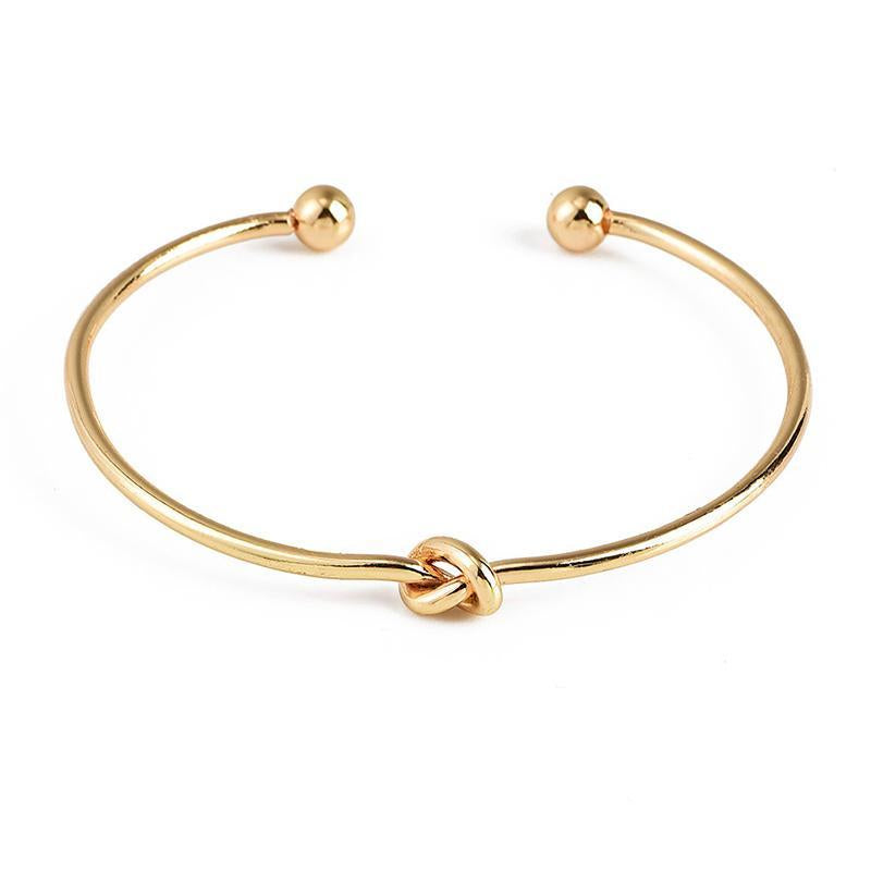 Bohemian Glam Gold Bracelets Stack - 4pcs