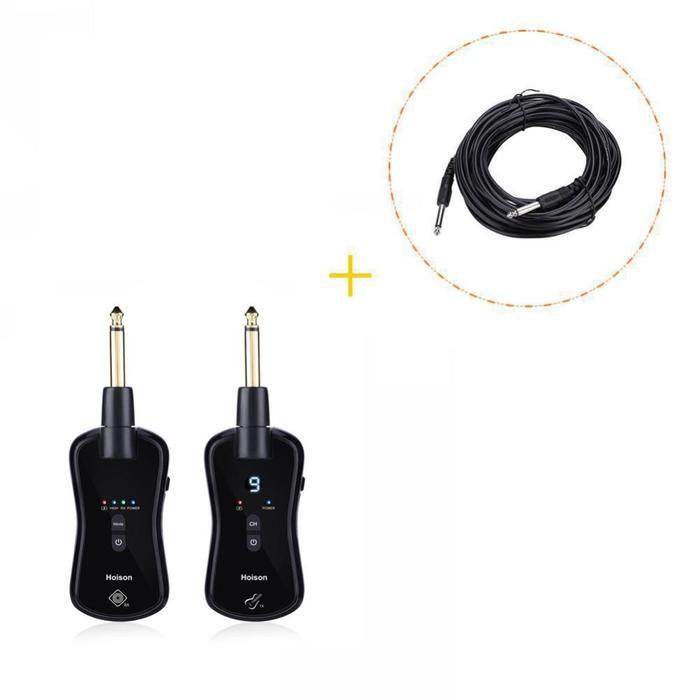 S8 Wireless Guitar System Wireless Audio Electric Guitar Transmitter Receiver 10 Channels Transmission Range High Frequency