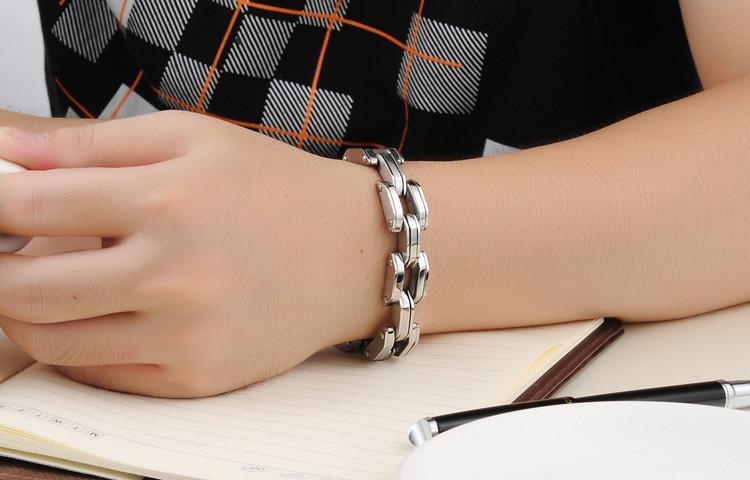 Heavy Tech Stainless Steel Men's Bracelet - Florence Scovel - 5