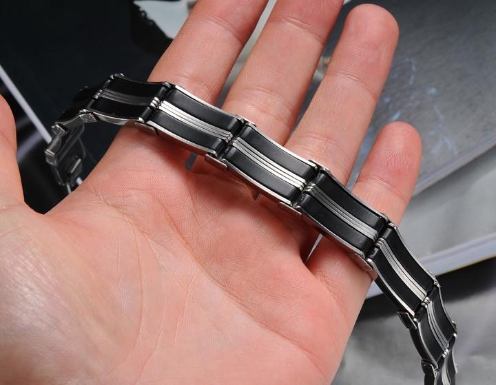 Dark Maze Stainless Steel Men's Bracelet - Florence Scovel - 5
