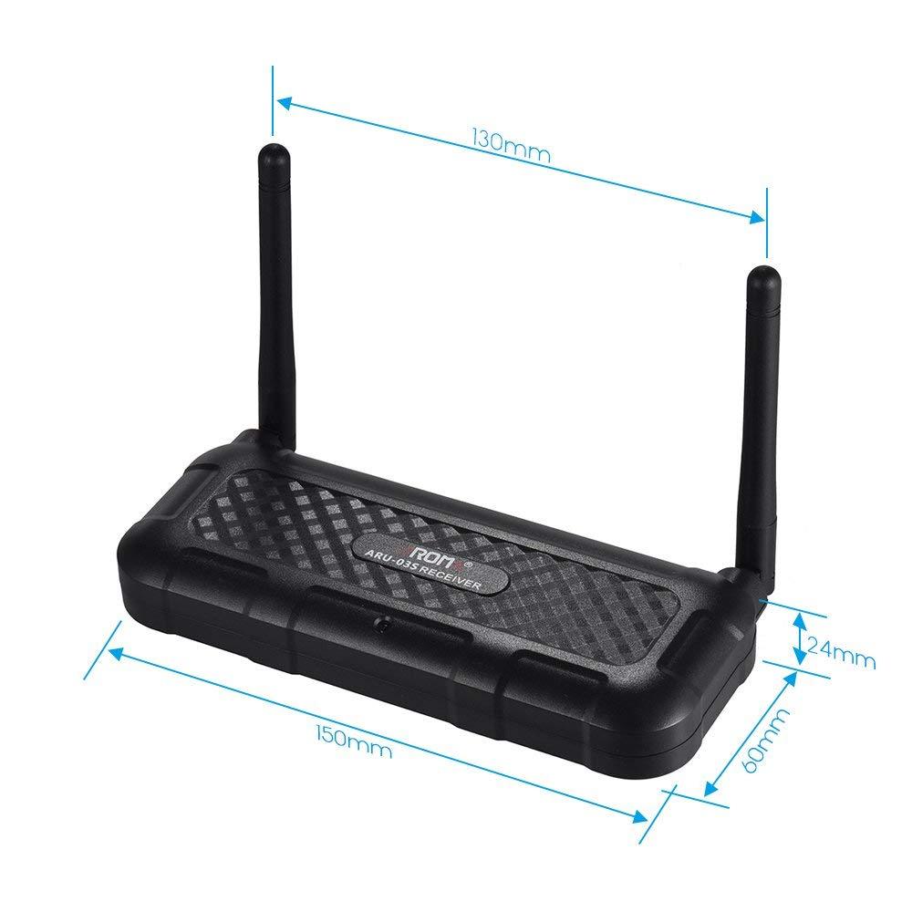 AROMA ARU-03S UHF Wireless Digital Audio Transmission System Transmitter Receiver