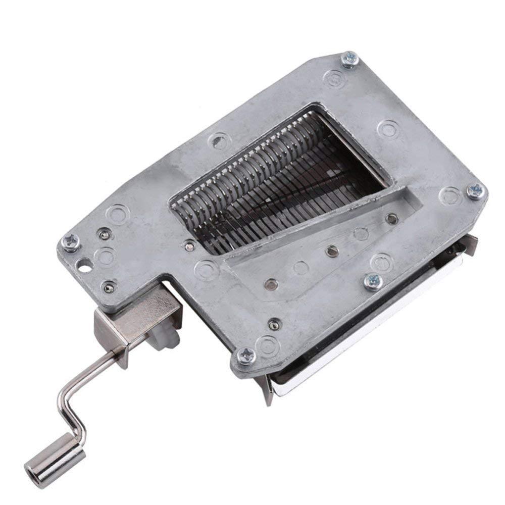 30 Tones DIY Hand Cranked Music Box Movement with Hole Puncher and Paper Tapes