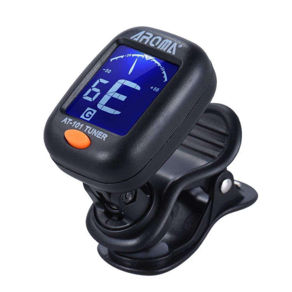 AROMA AT-101 Portable Clip-on Guitar Tuner