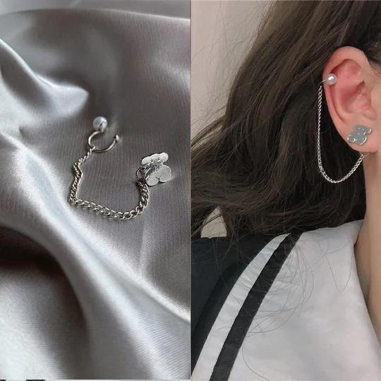 Fashion Star Cuff Earring Chain