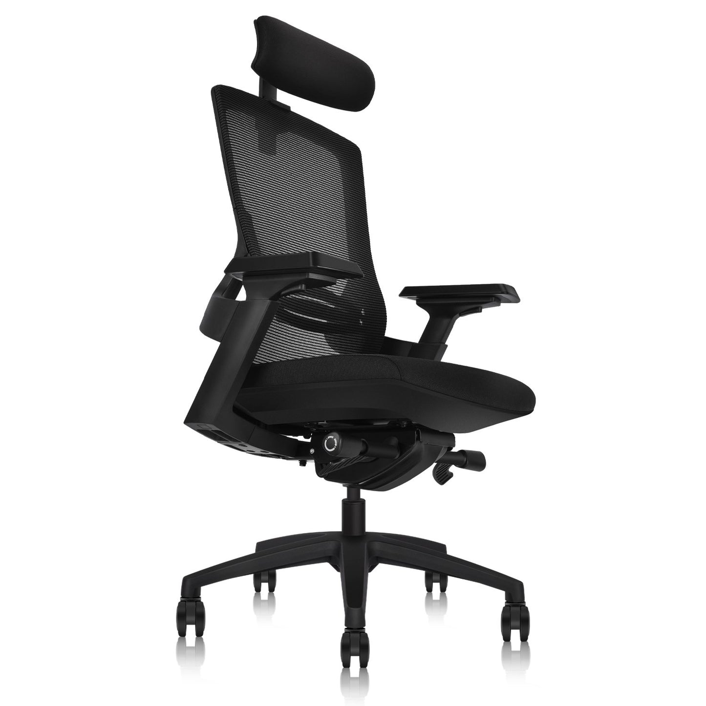 Ergonomic Office Chair with Wrapping headrest and tilt Limit Device | Adjustable headrest Height | Adjustable Waist Support | Adjustable 3D armrests