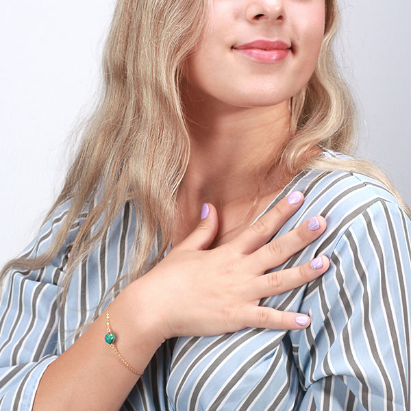 Golden Strand Turquoise Bracelet