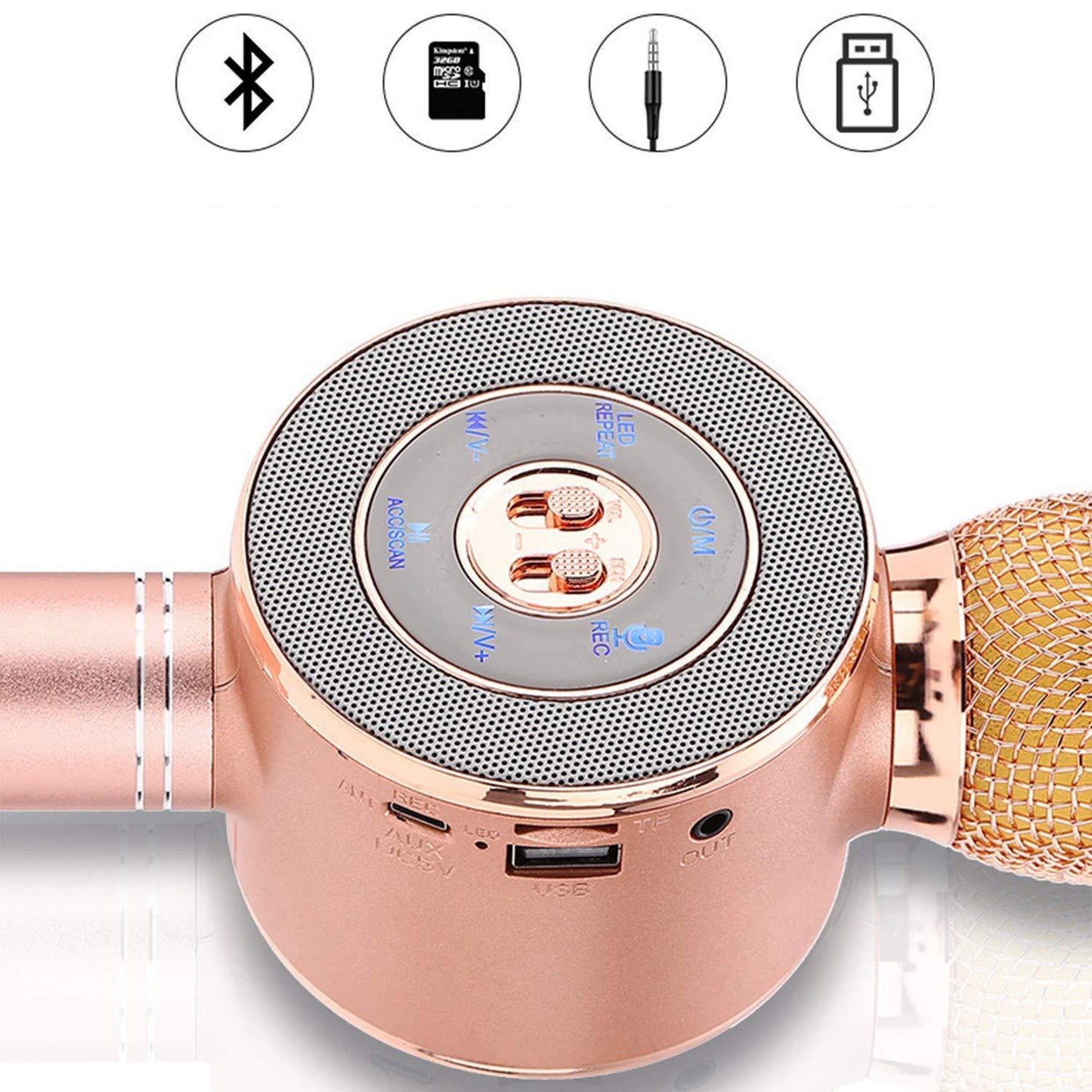 WS668 Wireless microphone bluetooth microphone