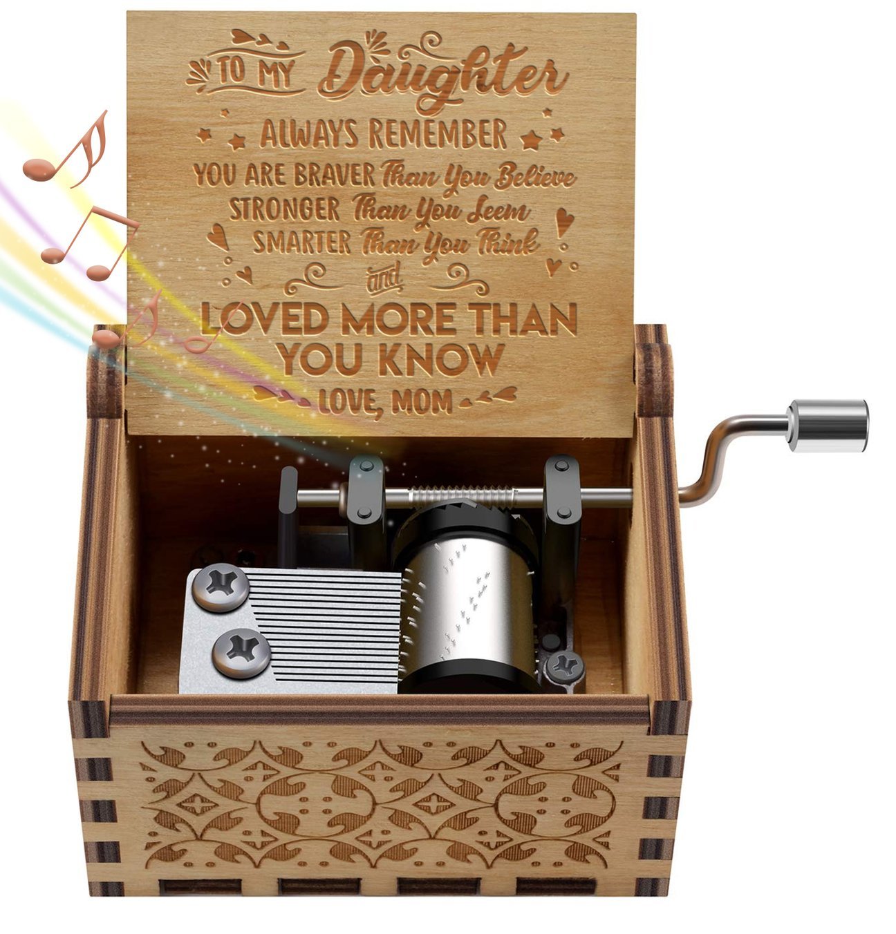Mom To Daughter -Engraved Music Box