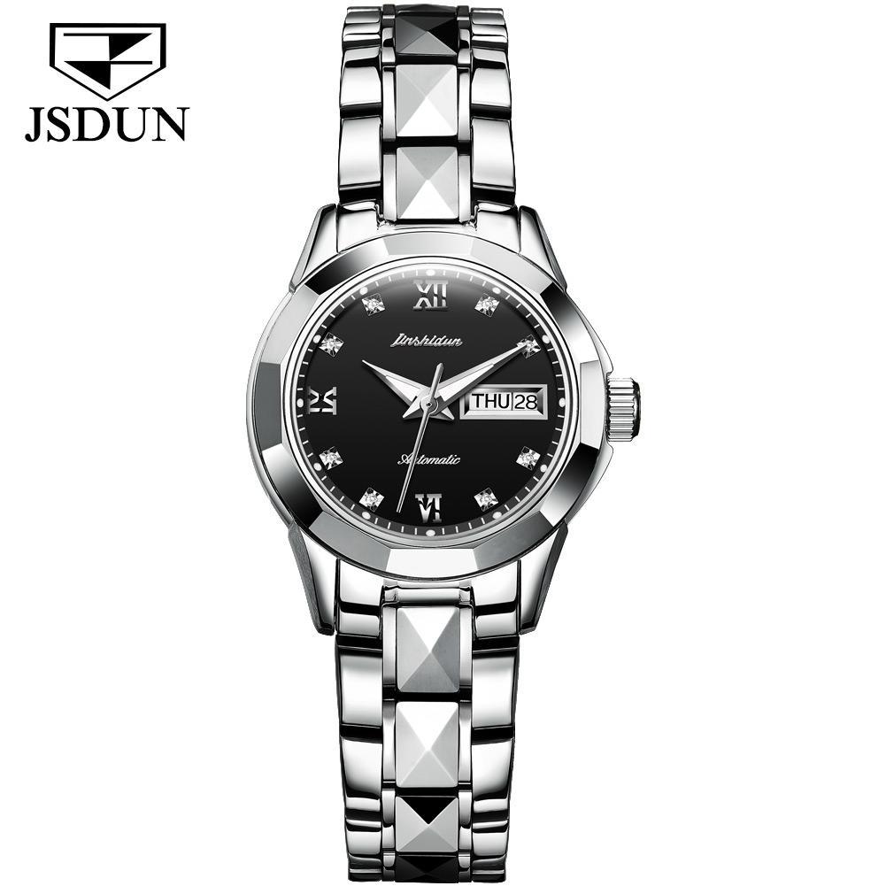 Tungsten Steel Waterproof Automatic Mechanical Business Men's And Women's Watches