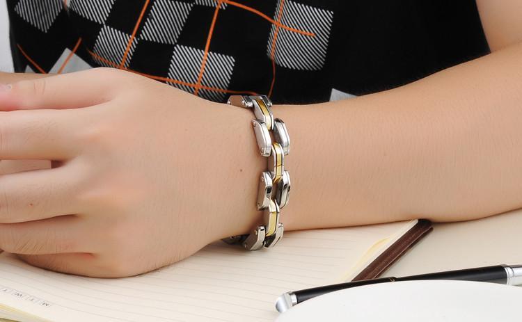 Heavy Tech Stainless Steel Men's Bracelet - Florence Scovel - 9