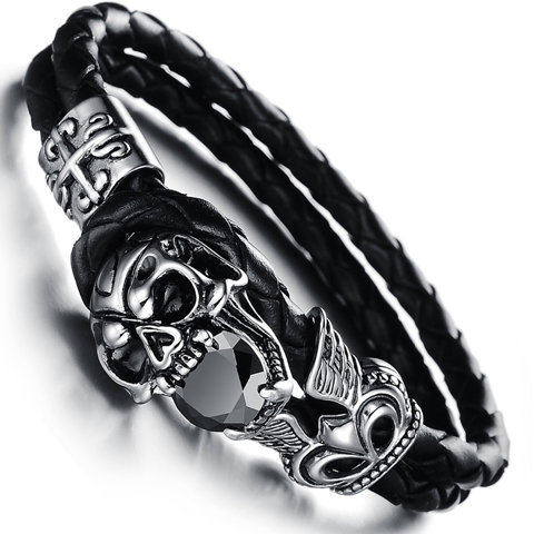 Dark Skull Men's Bracelet - Florence Scovel - 2
