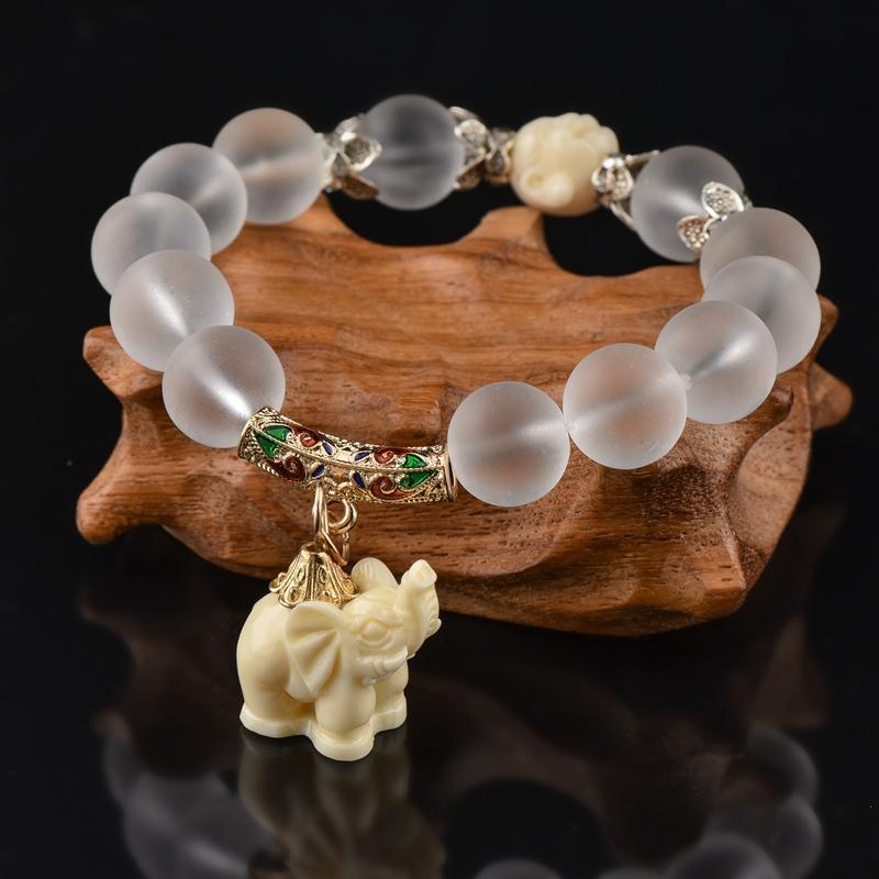 Lucky Elephant Beaded Bracelet