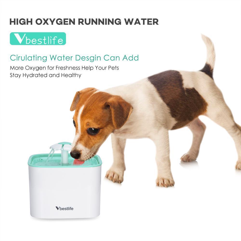 Hoison Cat and Dog Flower Fountain with Filter, Cascading Cat Fountain Holding Scent and Bacteria, Dri