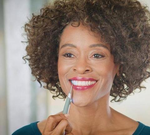 Sonic LED Dental Stain Eraser Teeth Polisher Whitener Stain Plaque Remover