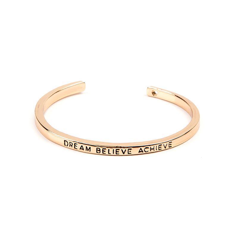 Dream Believe Achieve Cuff Bangle - Florence Scovel - 2