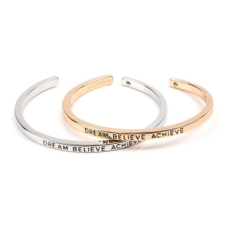 Dream Believe Achieve Cuff Bangle - Florence Scovel - 1
