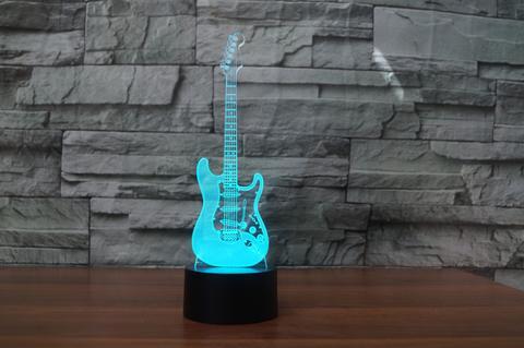 LED Electric Guitar Lamp