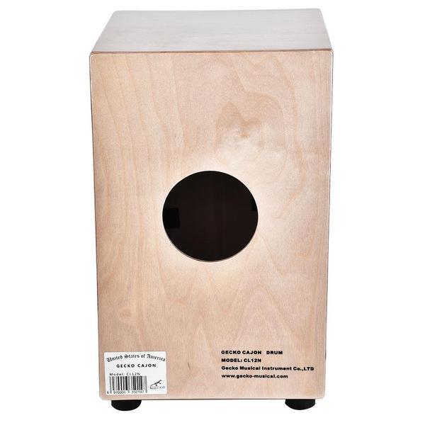 GECKO Wooden Percussion Box Flat Hand Drum