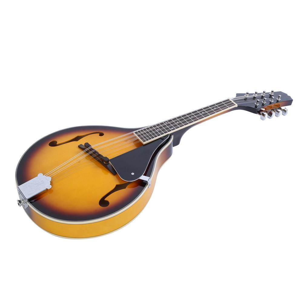 IRIN Wooden Classic Mandolin 8 String Guitar with Carry Storage Bag