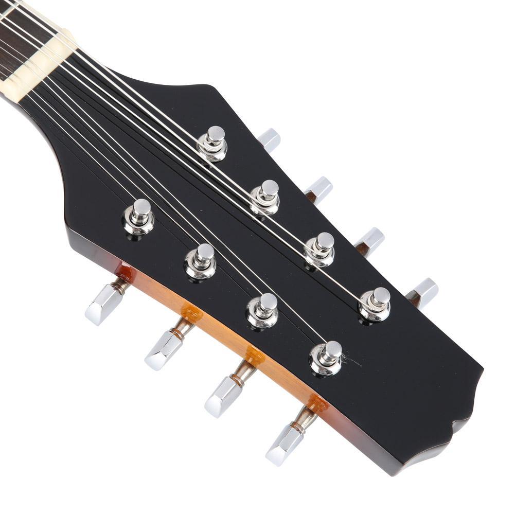 IRIN Wooden Classic Mandolin 8 String Guitar with Carry Storage Bag