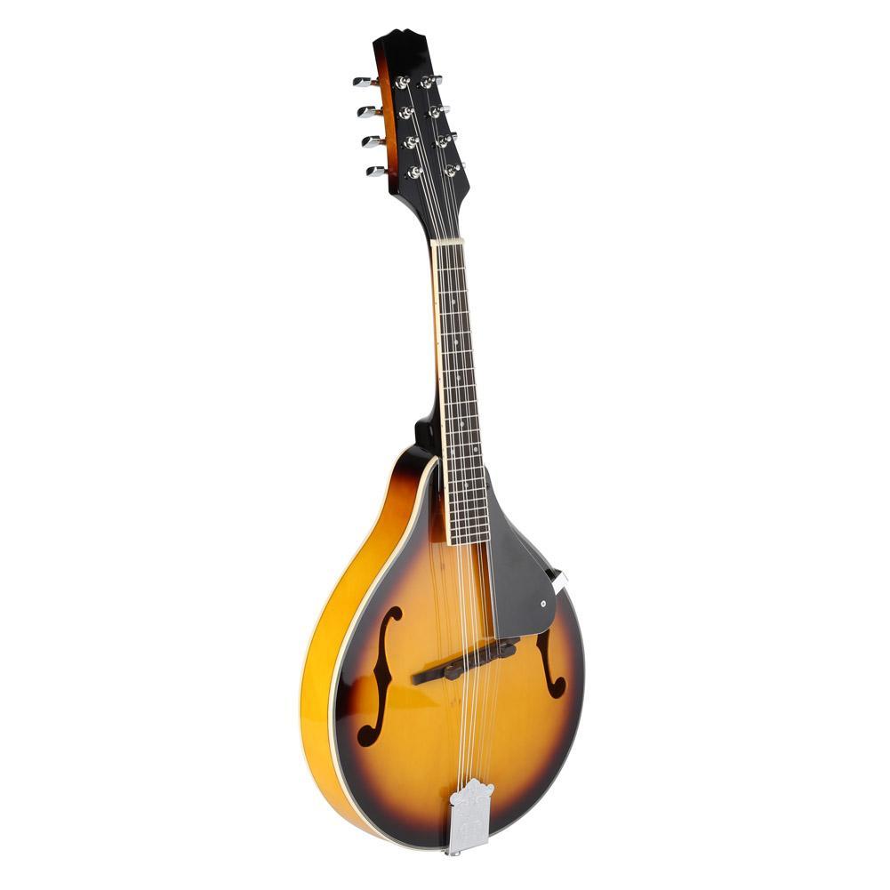 IRIN Wooden Classic Mandolin 8 String Guitar with Carry Storage Bag