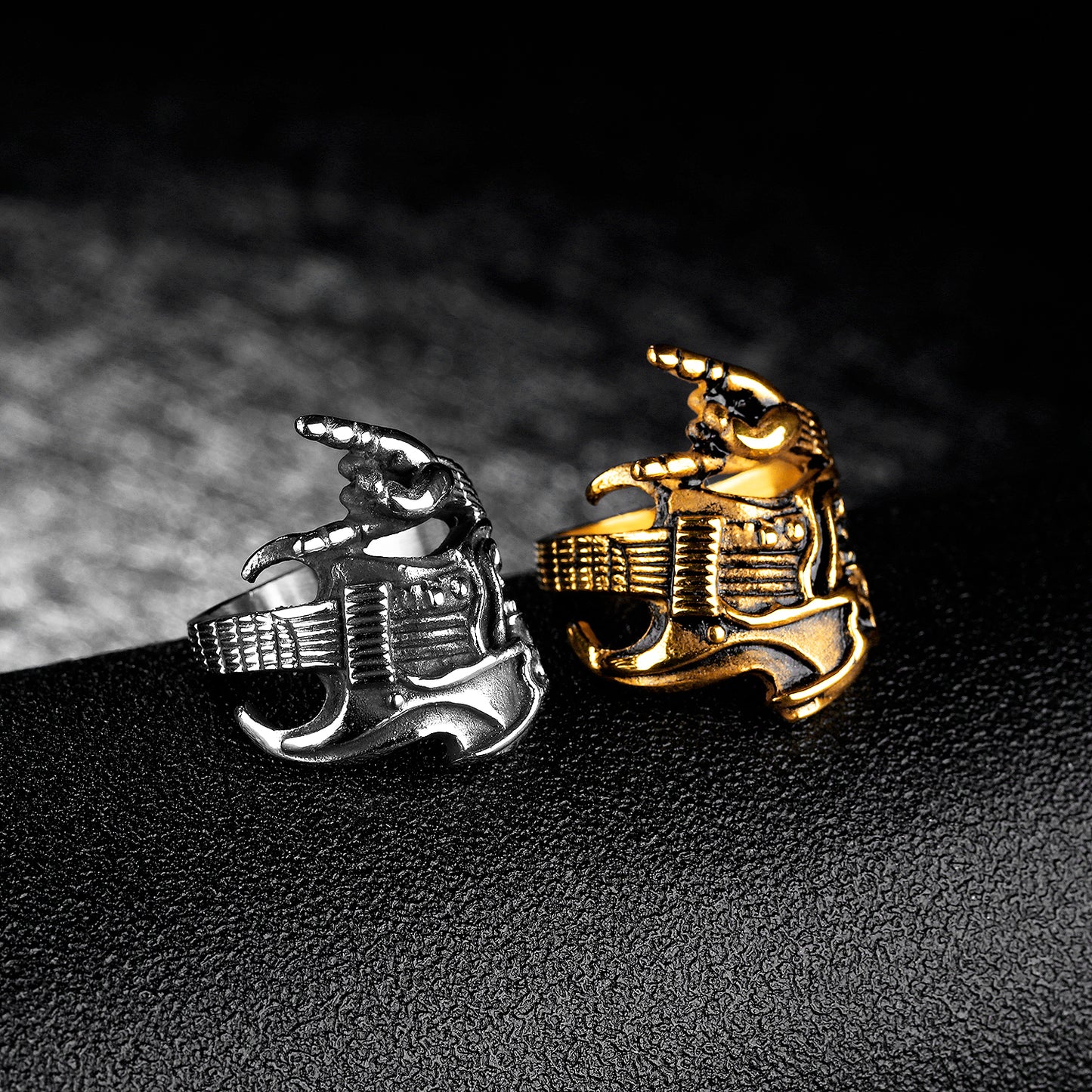 Street hip-hop trend wild punk ring