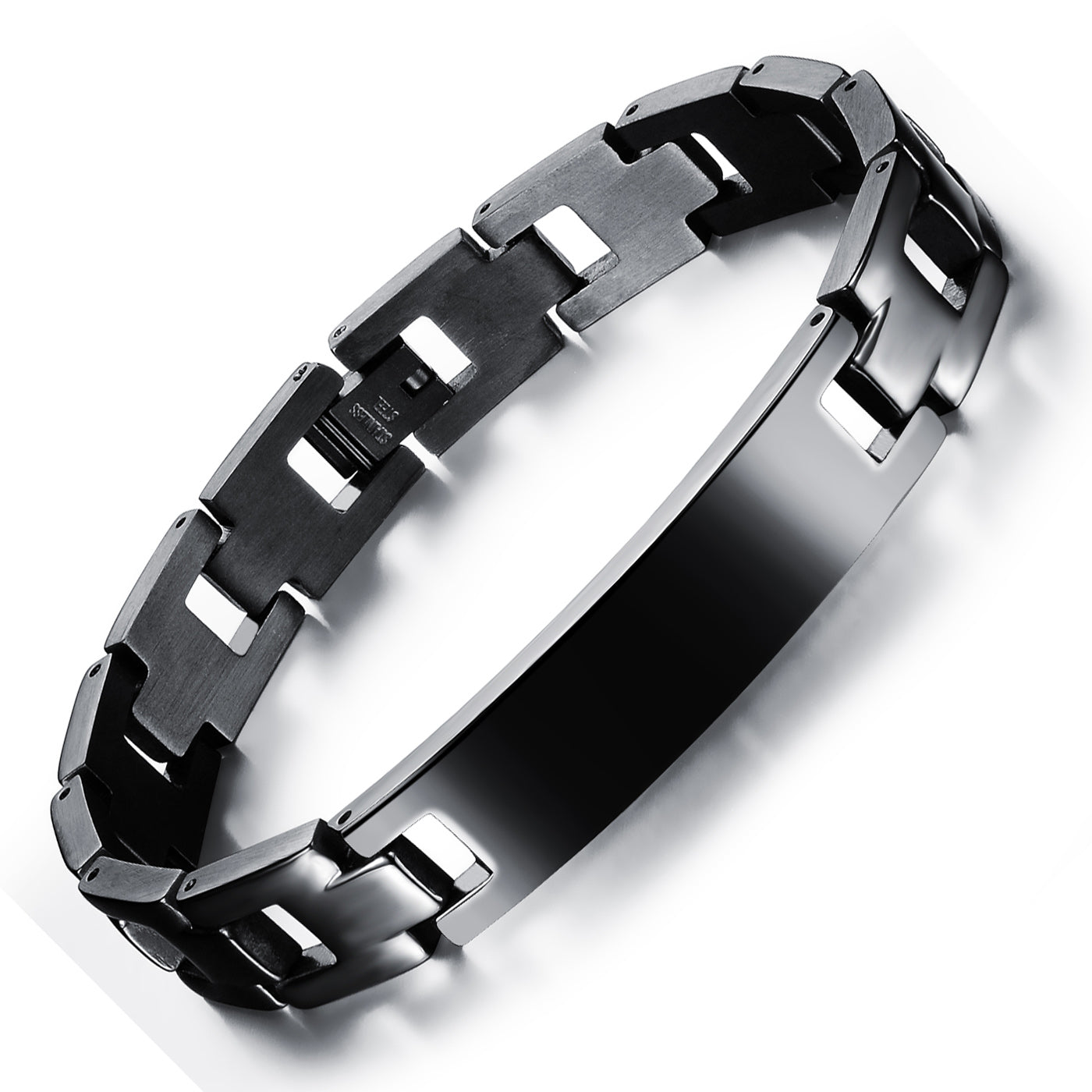 Bible Lord's Prayer bracelet Titanium steel cross men's bracelet
