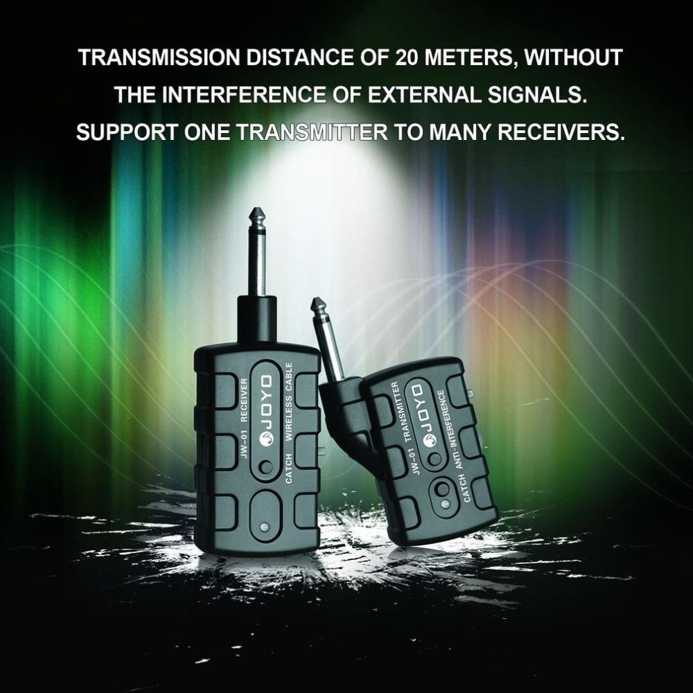 JOYO JW-01 Rechargeable Wireless Audio Transmission Digital Transmitter Receiver