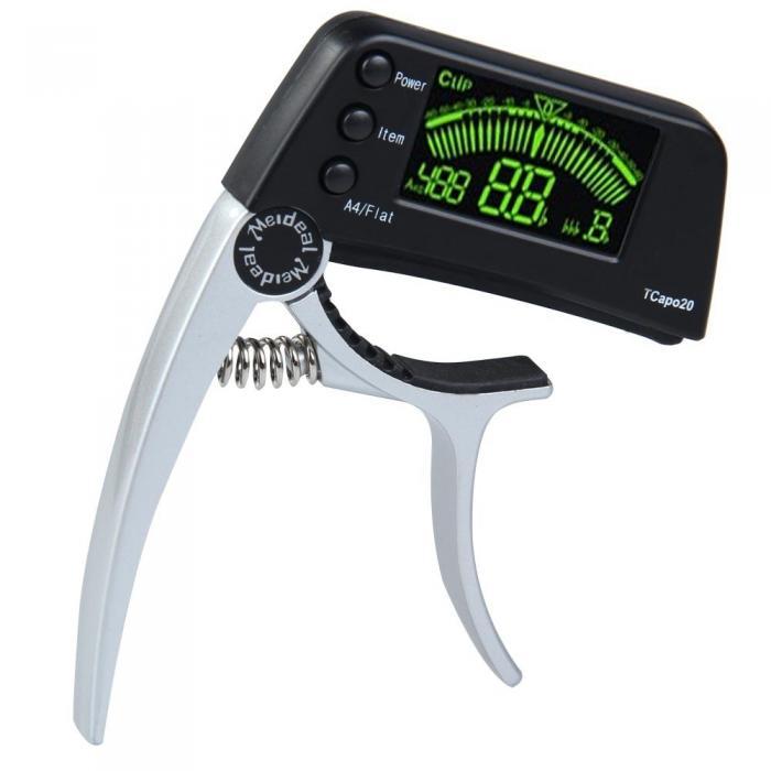 LCD Electronic Guitar Capo Tuner
