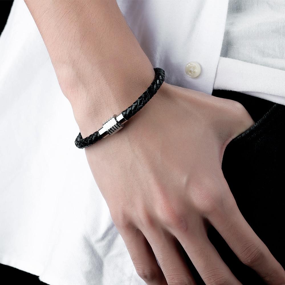 Vintage Personality Bible Verse Leather Bracelet