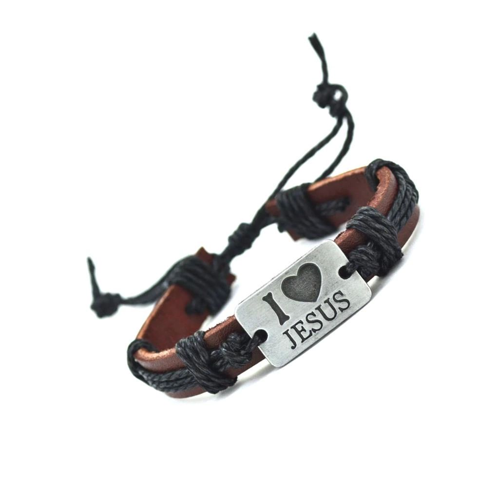 ILJ Leather Charm - Love Bracelet