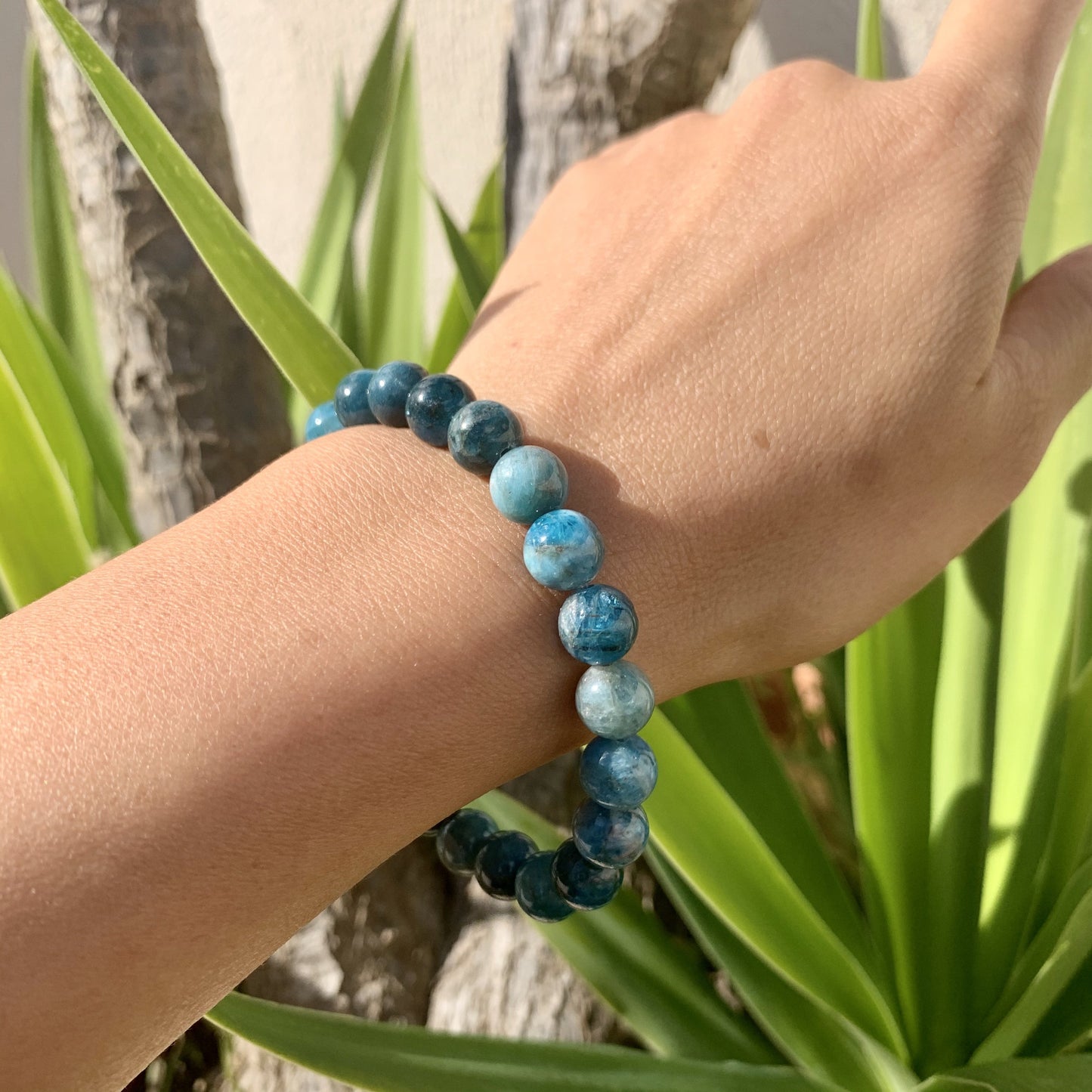 Bracelet "Energy" in Apatite
