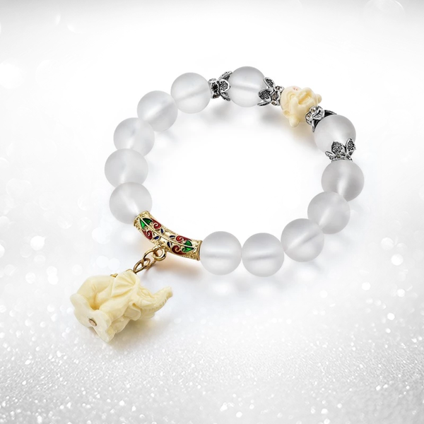 Lucky Elephant Beaded Bracelet